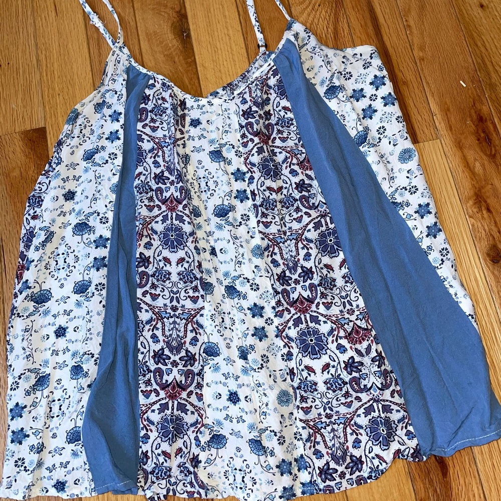 Floral loose tank